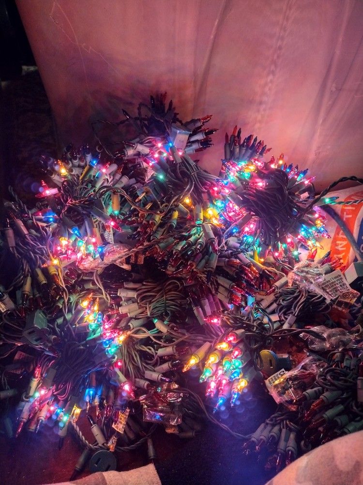 Multi Colored Christmas Lights