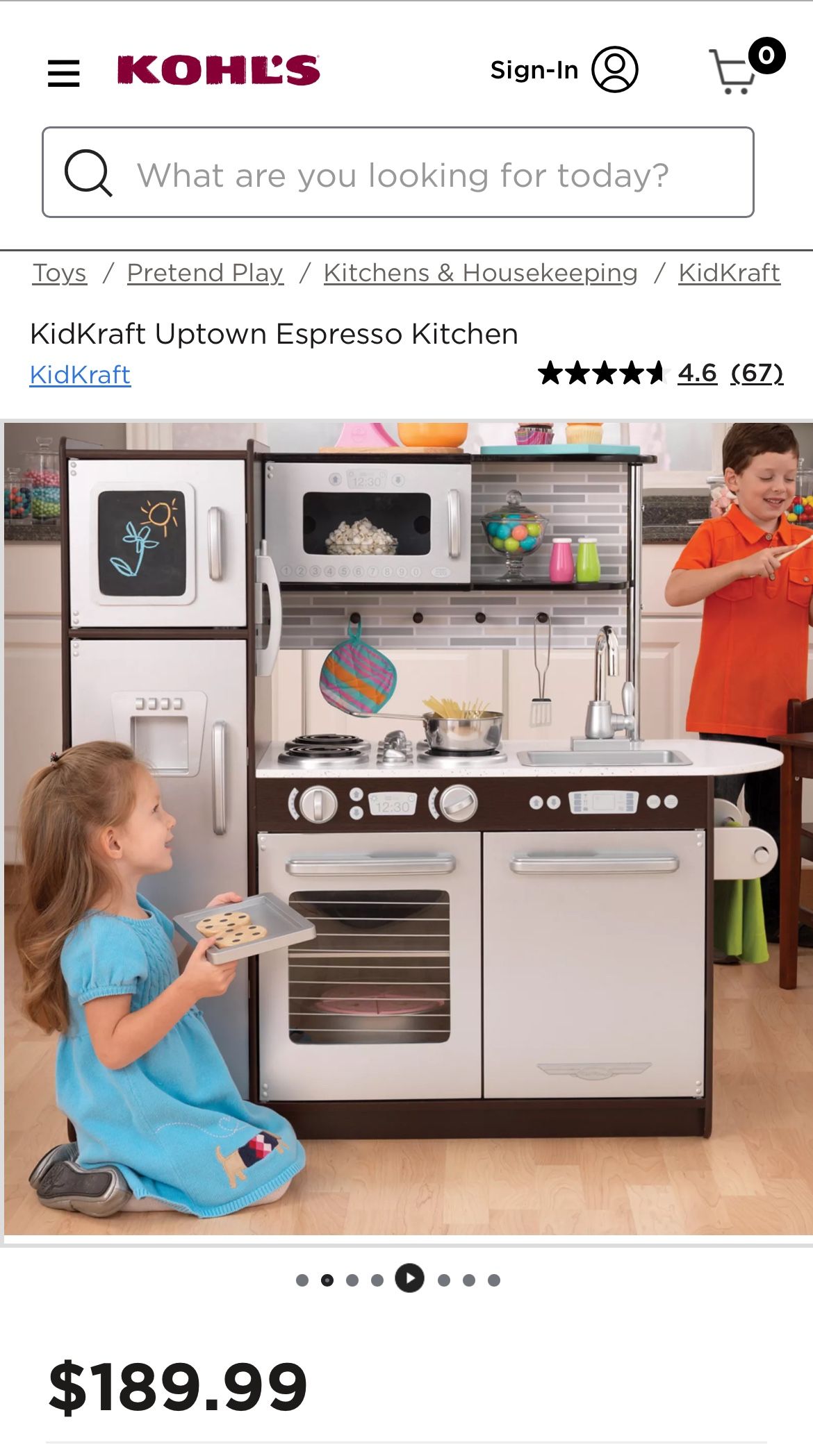 KIDKRAFT Uptown, Espresso Kitchen