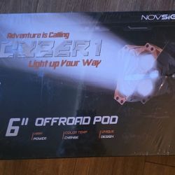 NOVSIGHT LED Pods Lights Driving Lights - 6 Inch LED Light Pods NOVSIGHT LED CYBER1 Pods Lights Driving Lights - 6 Inch