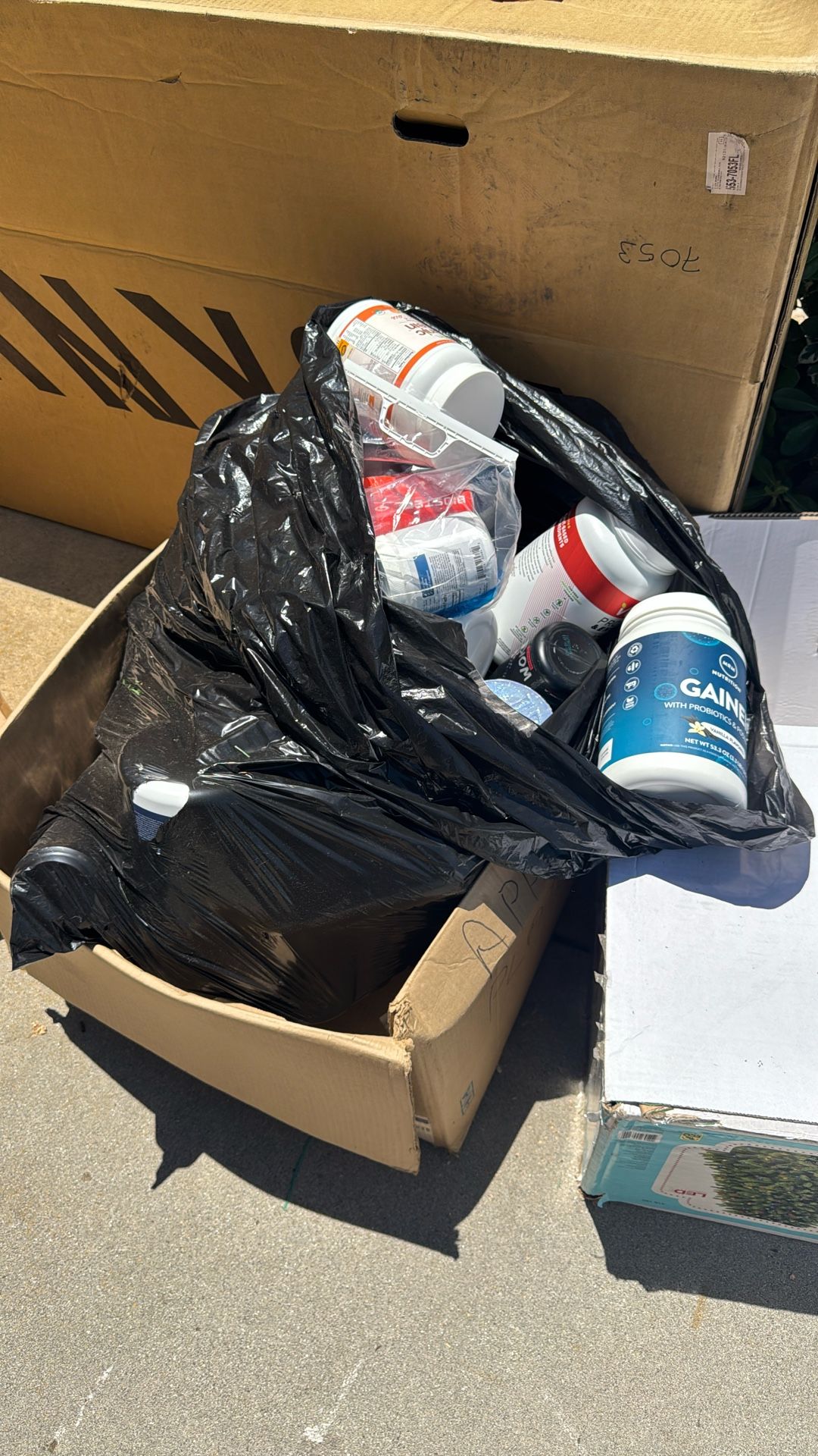 Free - Food-Grade Plastic Storage Containers