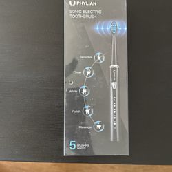 Phylian Electric Sonic Toothbrush Black 