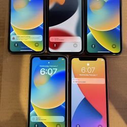 5x iPhone 11 64GB 