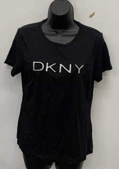 NWT DKNY Women's Black T-Shirt Size Small MSRP $49