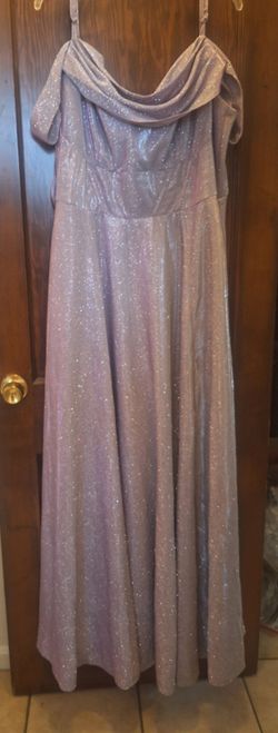 22/24 w sparkly lavender formal gown
