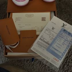 Pink Loui Vuitton Shoes Size 11