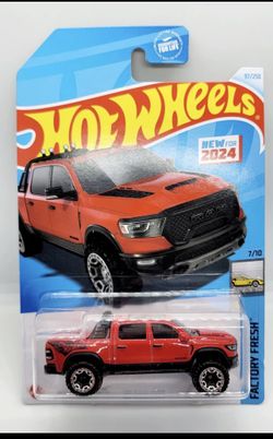2024 Hot Wheels 2023 RAM 1500 Red HW Factory Fresh Diecast Toy Truck Vehicle