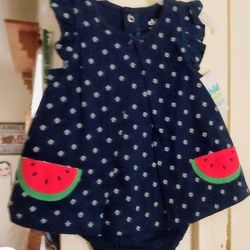 Brand New 3- 6 months Baby Girls Dress Outfit
