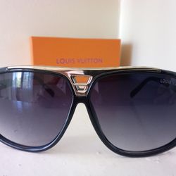 Louis Vuitton Evidence Gold Luxury Sunglasses