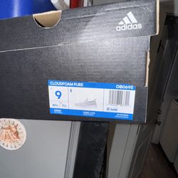 2017 Adidas Women's Cloudfoam Black / White Running Gym Shoes Size 