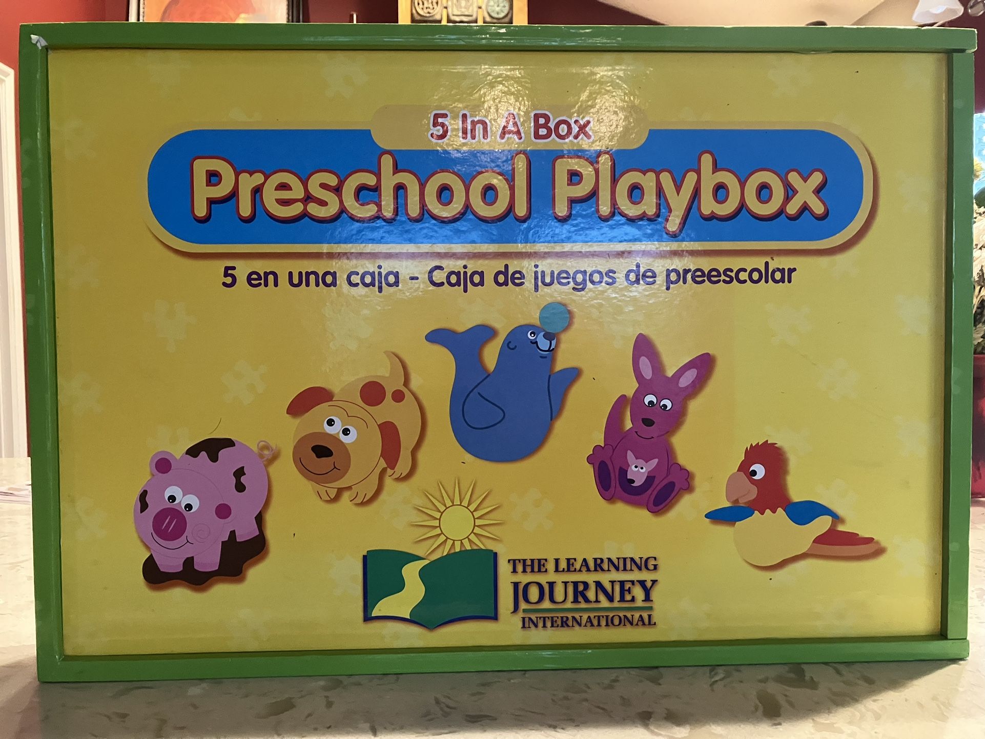 The Learning Journey International 5 In A Box Preschool Playbox 5 Puzzles