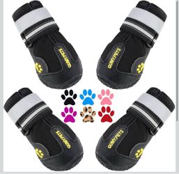 QUMY Dog Shoes for Hot Pavement, Dog Snow Boots