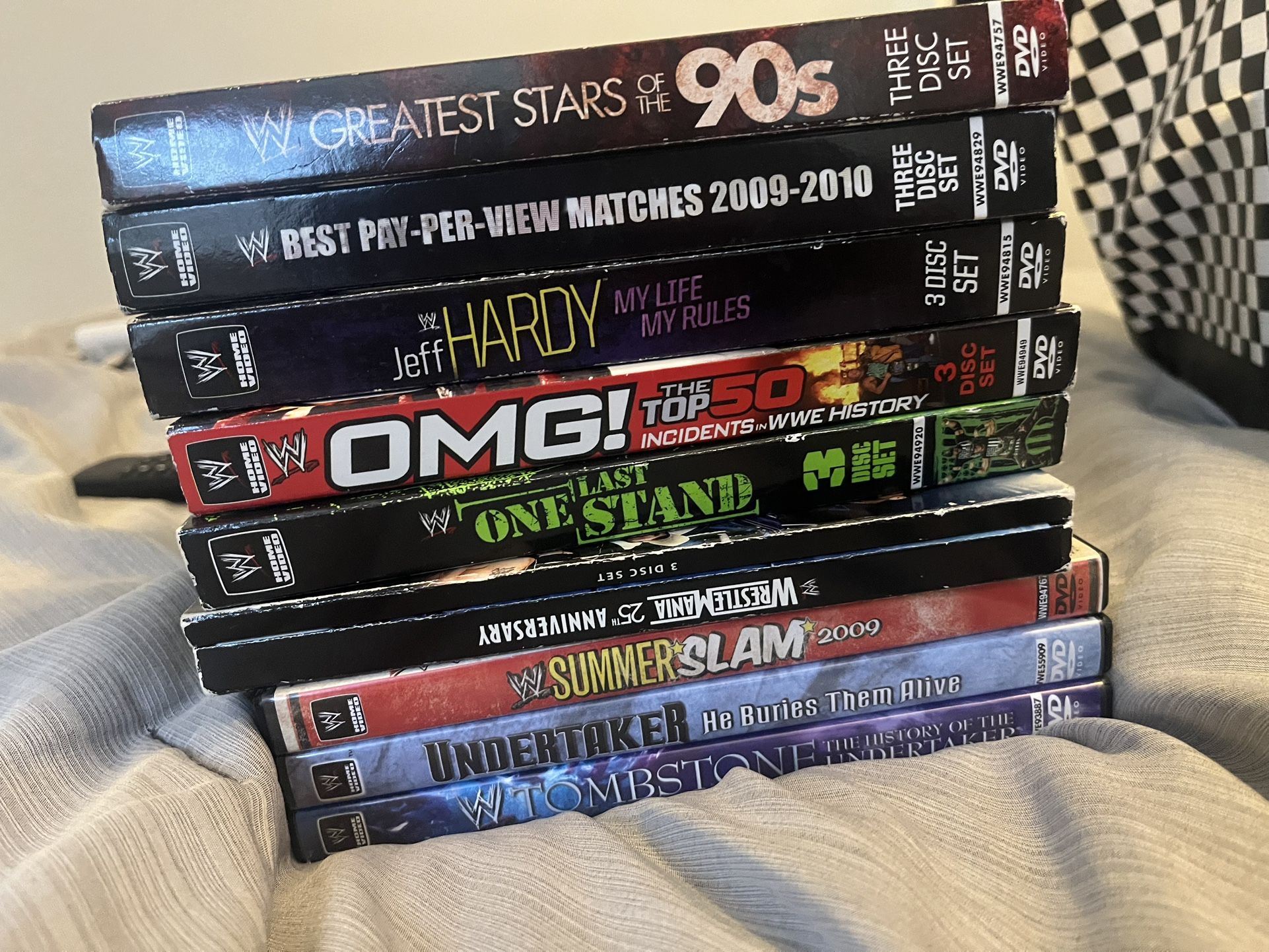 WWE DVDs