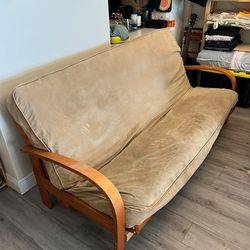 Futon Couch + Mattress (Full/Queen)