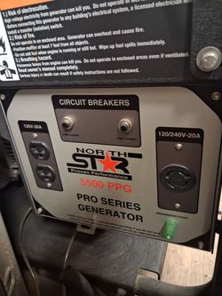 North Star 5500 pro series generator
