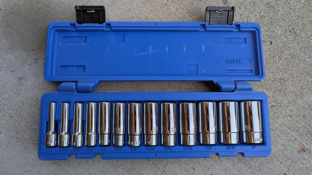 Bluepower Cornwell Standard 3/8 Socket Set