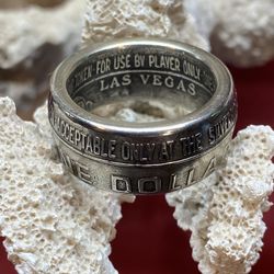 One-of-a-Kind Las Vegas History â Silver Bird Casino Ring (Size 11)
