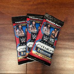2022 Panini WWE Prizm Debut Edition Wrestling Trading Card Hanger Pack