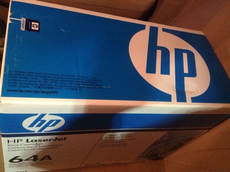 Genuine hp laserjet printer cartridge. New sealed.