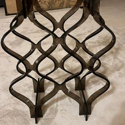 Smoked Lucite Acrylic Wine Rack Holder Mid Century Modern Vintage
