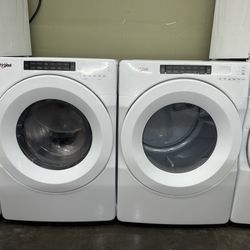 WHIRLPOOL XL CAPACITY ELECTRIC WASHER & DRYER 