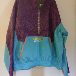 Men's Under Armor Black History Month Be Seen Windbreaker Jacket Brand New Size Large 