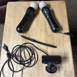 PS3 Move  controllers And Camera