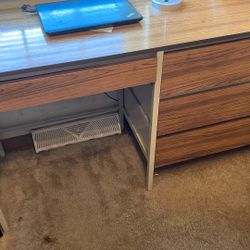 Desk & (with Cabinet)