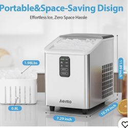 Aeitto Ice Maker Countertop 26lbs/24H Ice Machine - NEW IN BOX