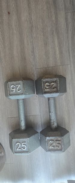 25 Pound Dumbells