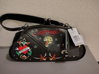 Ed Hardy handbag Black