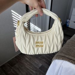 White Hobo Shoulder Bag