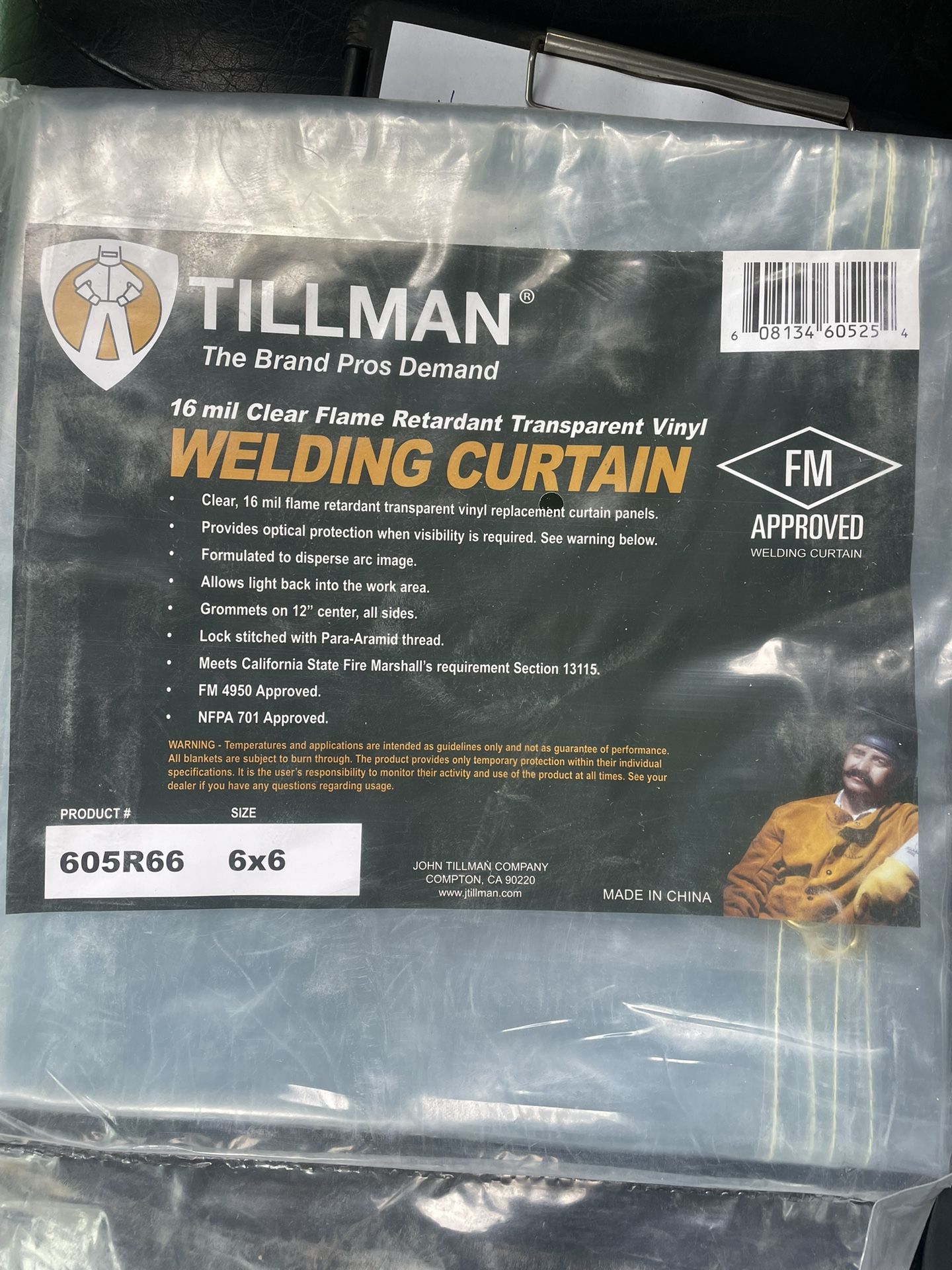 Tillman Welding Curtain