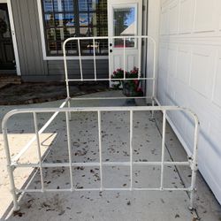 Antique Wrought Iron Bed