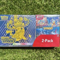 Pokémon Surging Sparks Elite Trainer Box with Booster Bundle
