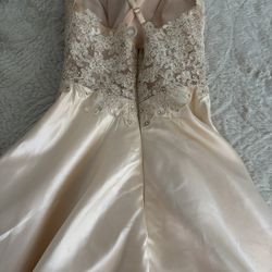 Champagne Gold Formal Dress
