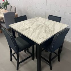 5 piece table