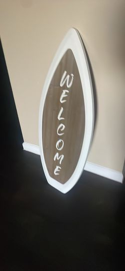 Entry Way Welcome Sign