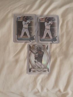 3 Khalil Watson 1st Bowman Cards. Mint.