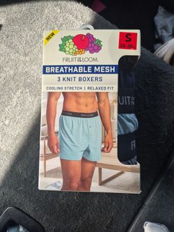 3 Pack Boxers, Size Small