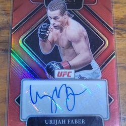 Ufc Urijah Faber2022 Select Card Autograph Number Out Of 99