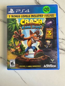 Crash Bandicoot N. Sane Trilogy for the PlayStation 4