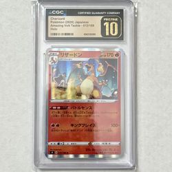 Charizard Prestine 10 Slab 
