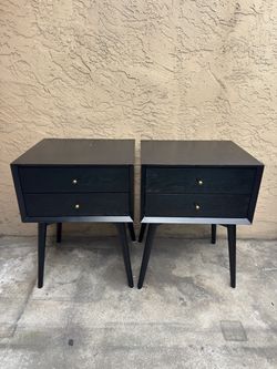 West Elm MCM Nightstand Set