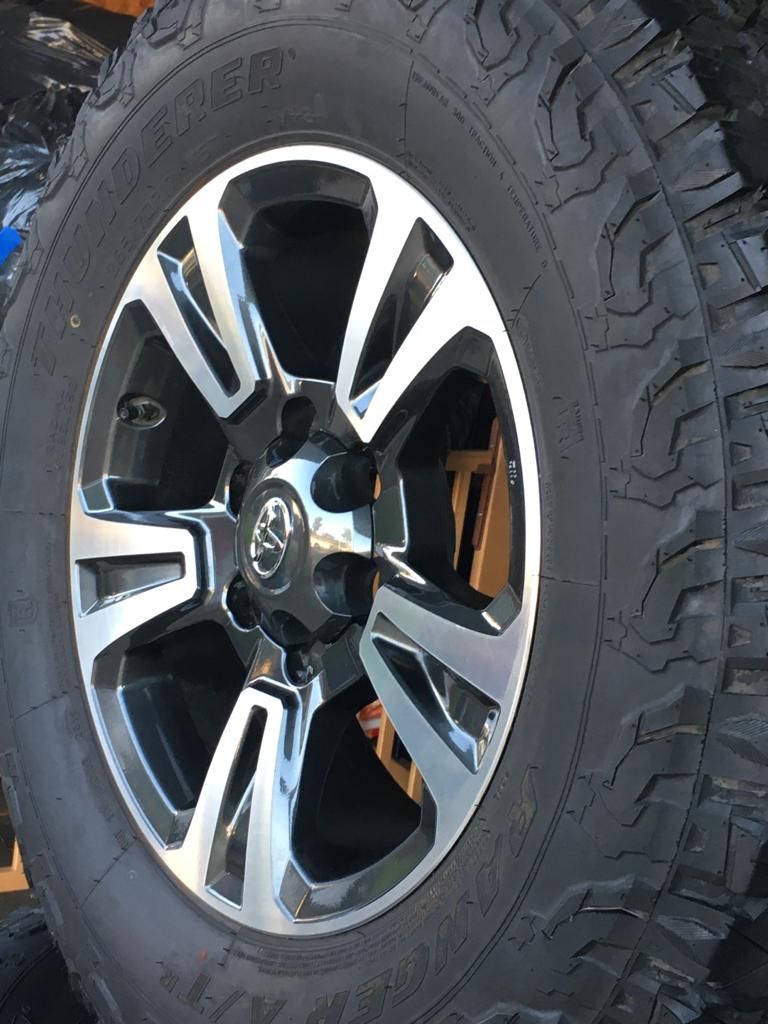 Toyota Tacoma sport rims and tires TPMS included