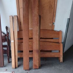 Full Bed Frame With Rails