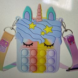 Unicorn Pop Purse for Girl
