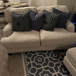 Ashley Furniture Couch, Loveseat, Chair, And Ottoman