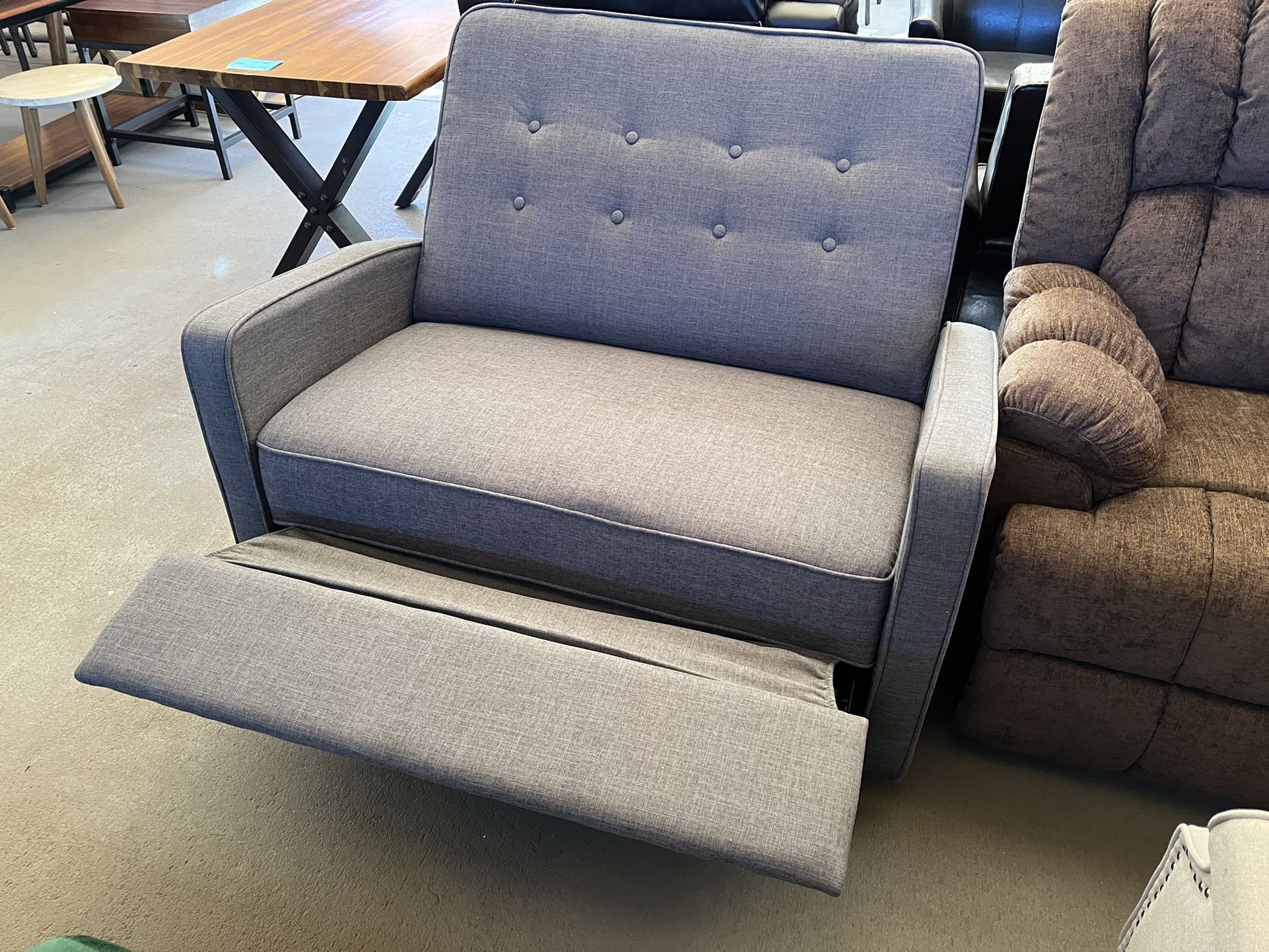 Mid Century Loveseat Recliner