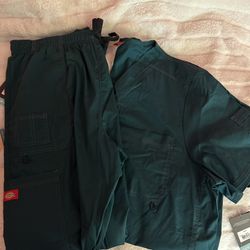 XL dickies scrub set 