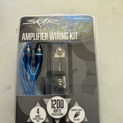 Amplifier Wiring kit 1200 Watts  4 Gauge (Skar)
